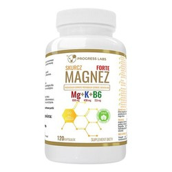 PROGRESS LABS Magnez + Potas + Witamina B6 Forte 120 kaps