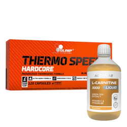4x OLIMP Thermo Speed Hardcore 30 kaps + ACTIVLAB L-Carnitine 3000 liquid 500 ml