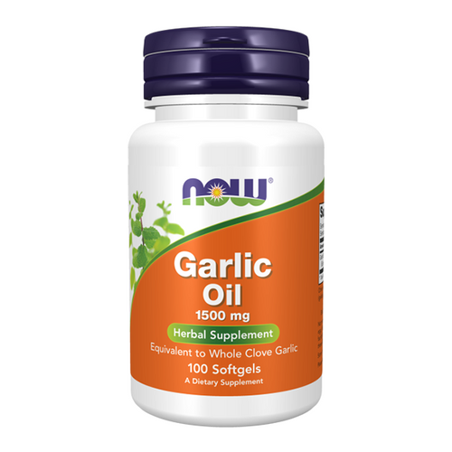 NOW FOODS Garlic Oil  Olej z Czosnku 3mg 100 kaps