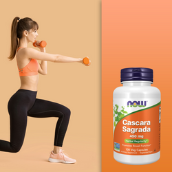 NOW FOODS Cascara Sagrada 450mg 100 vkaps