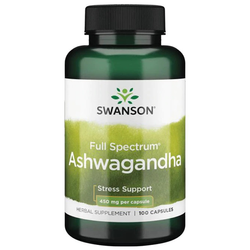 SWANSON Ashwagandha 450mg 100 kaps