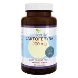 MEDVERITA Laktoferyna Forte 200 mg 60 kaps