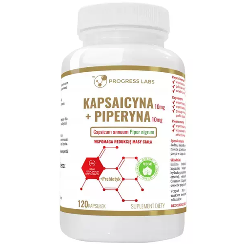 PROGRESS LABS Kapsaicyna + Piperyna 120 kaps