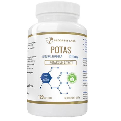 PROGRESS LABS Potas 350mg 120 kaps