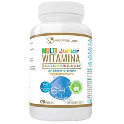 PROGRESS LABS Multiwitamina Junior Do Ssania 120 tabs