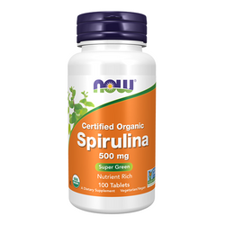 NOW FOODS Spirulina 500mg 100 tabl