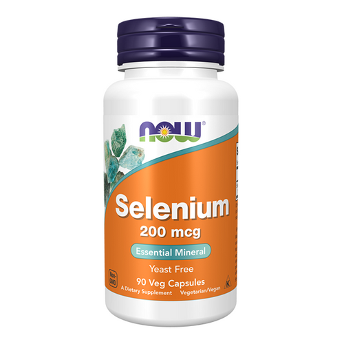 NOW FOODS Selenium - Selen 200mcg 90 vkaps