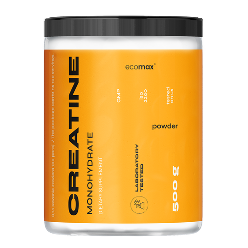 ECOMAX Creatine Monohydrate 500 g puszka + 4F FUEL WPC Koncentrat Białka Serwatkowego 700 g truskawka + 2x 4F FUEL WPC Koncentrat Białka Serwatkowego 700 g mango