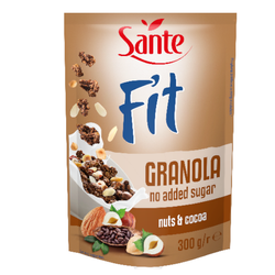 SANTE Fit Granola Orzechy Kakao bez dodatku cukru 300 g