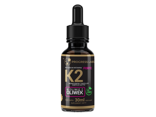 PROGRESS LABS Naturalna Witamina K2 MK-7 Forte 30ml w kroplach