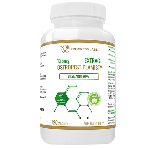 PROGRESS LABS Ostropest Plamisty 125mg 120 kaps