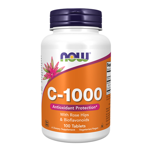 NOW FOODS Witamina C 1000 mg o przedłużonym uwalnianiu 100 tabl