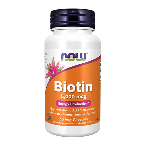 NOW FOODS Biotyna 5000mcg 60 vkaps