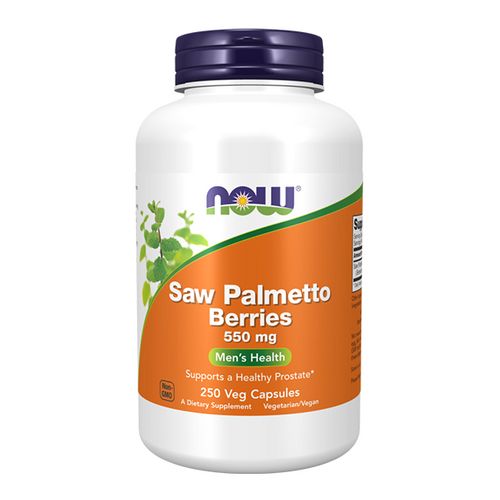 NOW FOODS Saw Palmetto Berries - Palma Sabałowa 550mg 250 vkaps