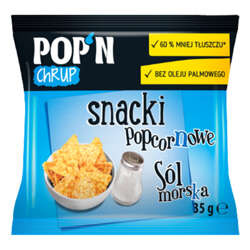 SANTE POP'N CHRUP Snacki Popcornowe Sól Morska 35 g