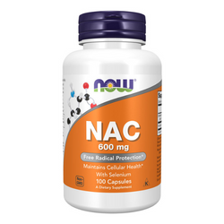 NOW FOODS NAC N-Acetylo-L-Cysteina 600mg 100 vkaps