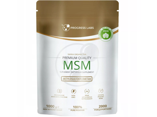 PROGRESS LABS MSM Siarka Organiczna w Proszku 1000 g