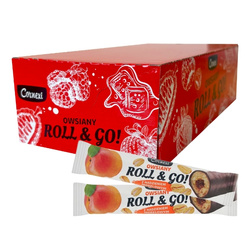 32x CORNEXI ROLL & GO Baton Owsiany z Nadzieniem Morelowym 30 g