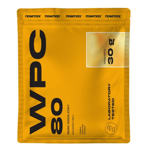 5x nowmax® WPC 80 Whey Protein Concentrate 30 g