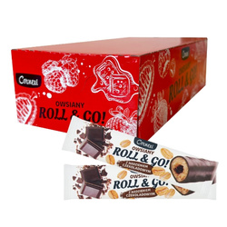 32x CORNEXI ROLL & GO Baton Owsiany z Nadzieniem Czekoladowym 30 g