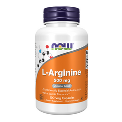 NOW FOODS L-Arginina 500mg 100 kaps