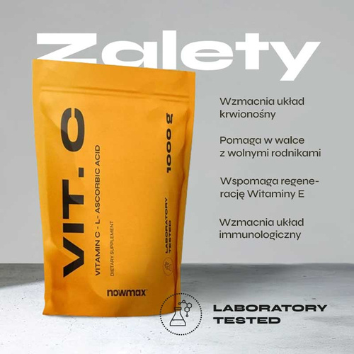 nowmax® Vitamin C - Kwas L-askorbinowy 1000 g