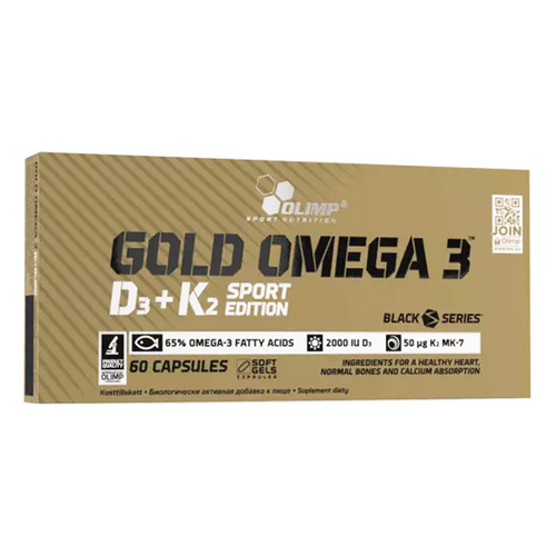 OLIMP Gold Omega 3 D3 + K2 Sport Edition 60 kaps