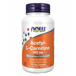 NOW FOODS Acetyl L-Karnityna HCI 500mg 100 vkaps