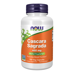 NOW FOODS Cascara Sagrada 450mg 100 vkaps