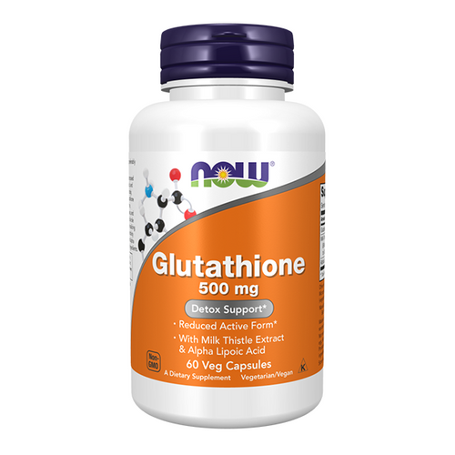 NOW FOODS Glutation 500mg + Ostropest Plamisty 100mg 60 vkaps