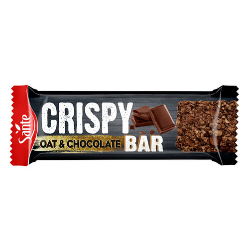 SANTE Granola Crunchy Bar Owsiany z Czekoladą 40g