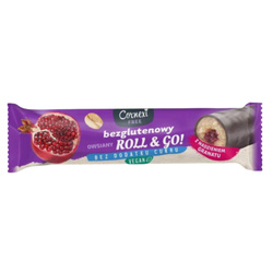 32x CORNEXI ROLL & GO Baton Owsiany z Nadzieniem Granatu Bez Glutenu 30 g