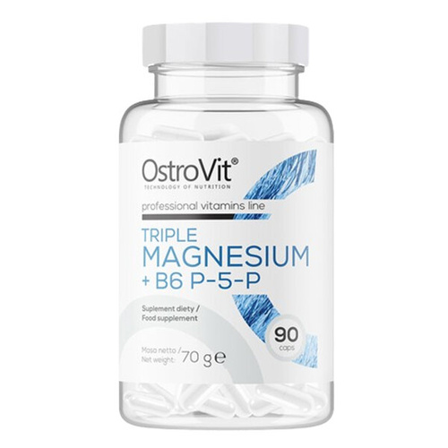 OSTROVIT Triple Magnesium + B6 P-5-P 90 kaps