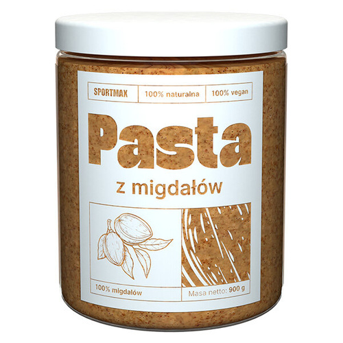 SPORT-MAX Pasta Migdałowa 900 g