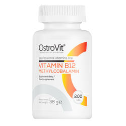 OSTROVIT Witamina B12 Metylokobalamina 200 tabs